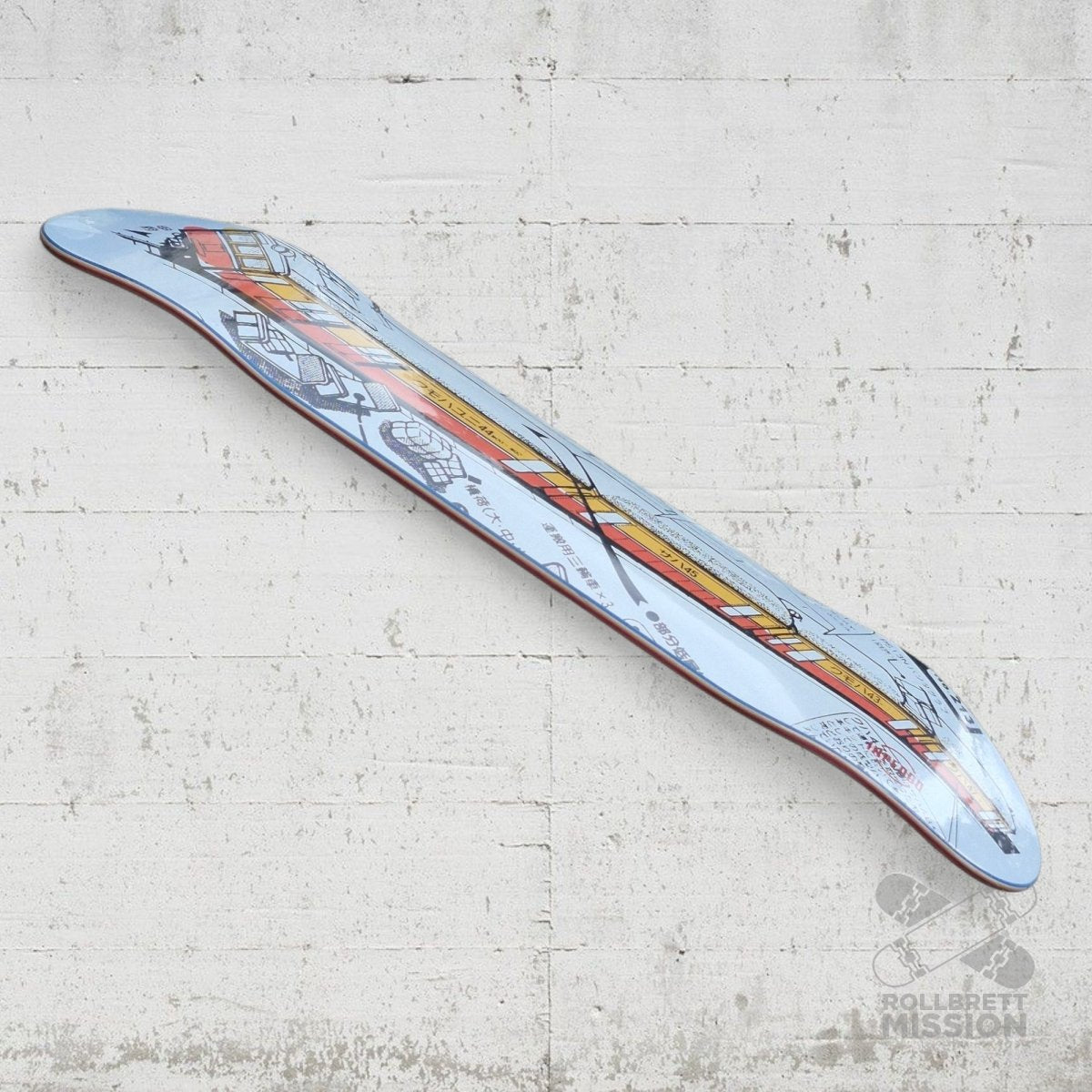 Inpeddo Tokyo Train Mid Size 7.75 Deck - Skateboard - Decks - Rollbrett Mission
