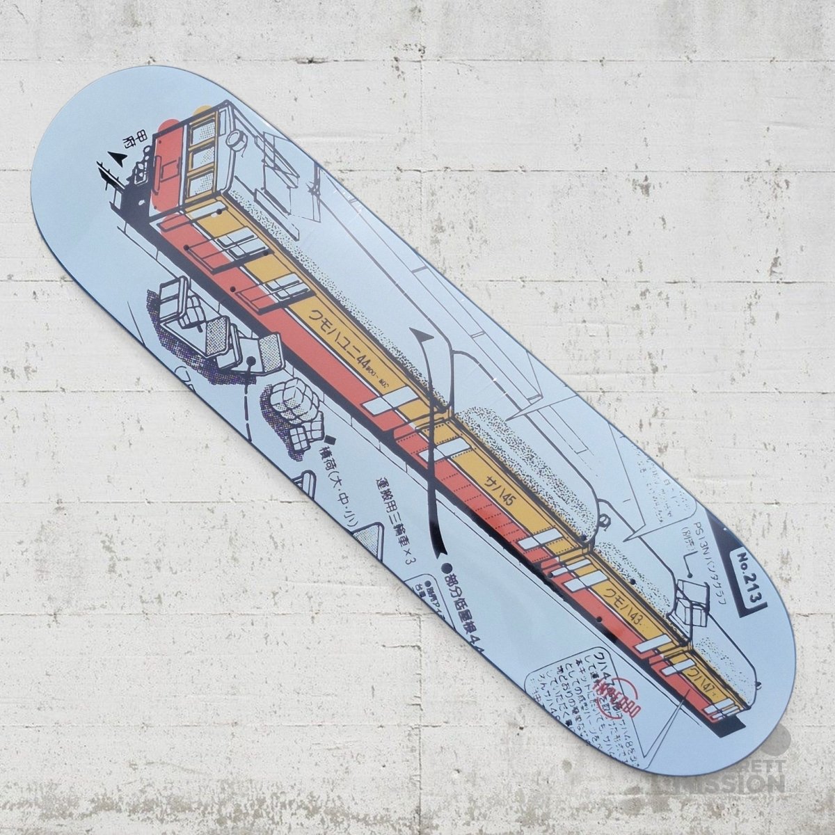 Inpeddo Tokyo Train Mid Size 8.5 Deck - Skateboard - Decks - Rollbrett Mission