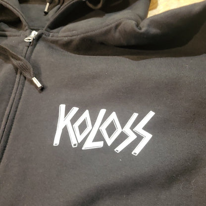 Koloss Hooded Zipper Skate Metal Punks black - Rollbrett Mission