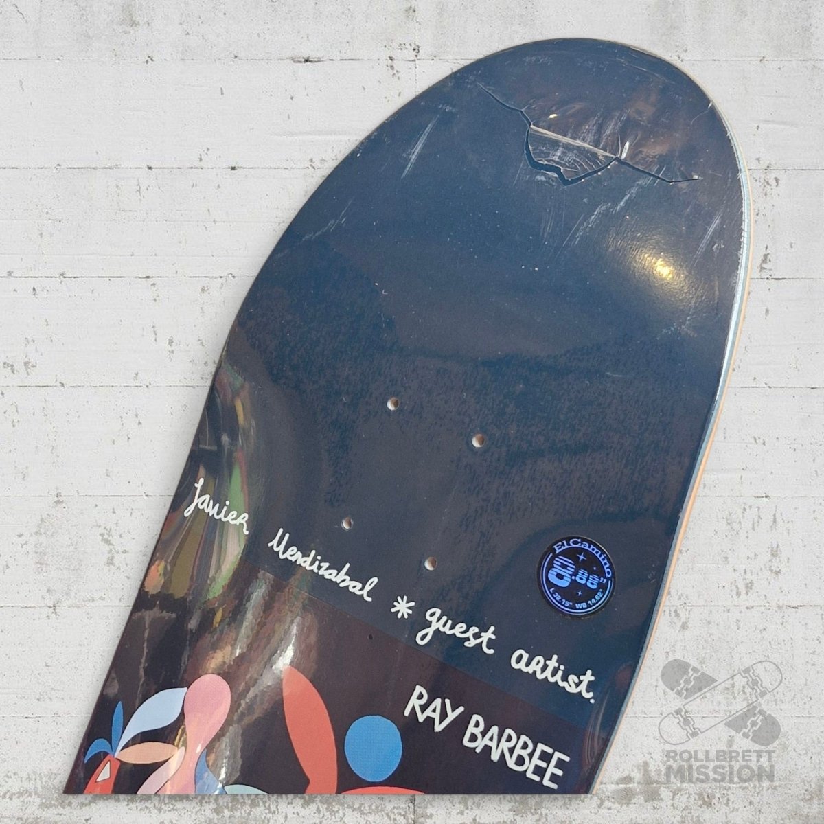 Krooked Barbee Little Postcards 8.88 Shaped Deck - Skateboard - Decks - Rollbrett Mission