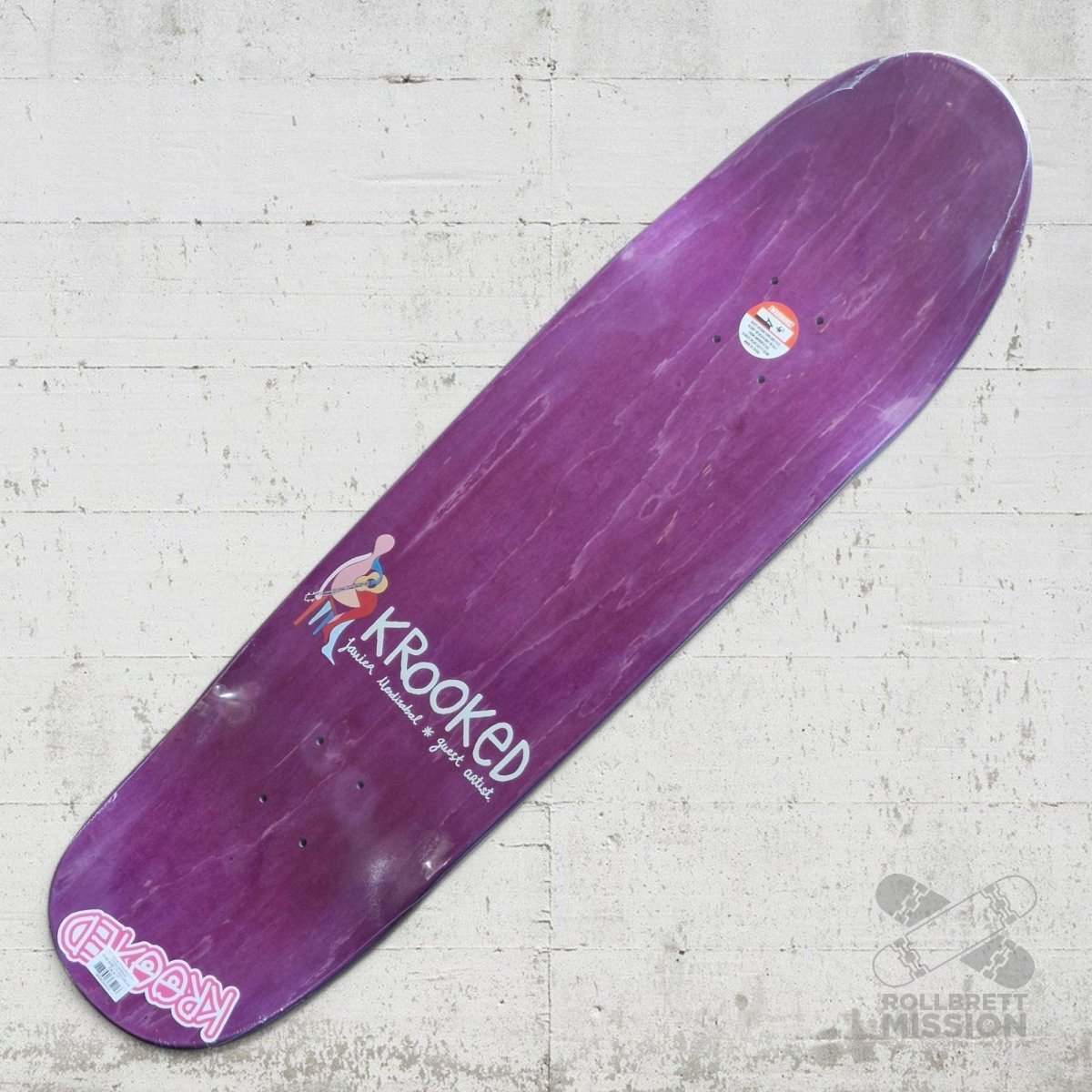 Krooked Barbee Little Postcards 8.88 Shaped Deck - Skateboard - Decks - Rollbrett Mission