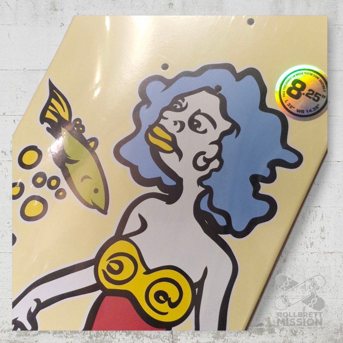 Krooked Gonz Mermaid 8.25 Deck - Skateboard - Decks - Rollbrett Mission