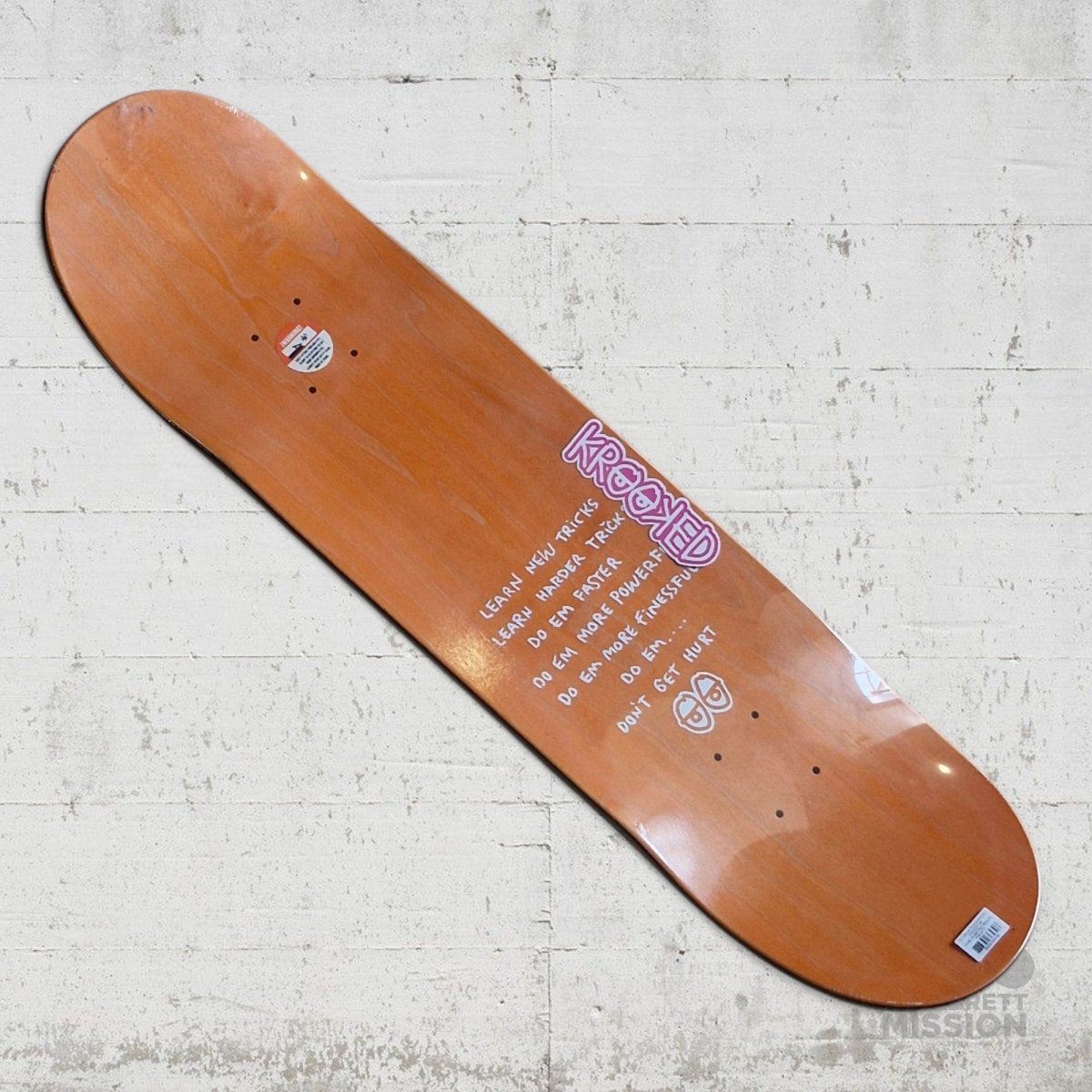 Krooked Team Sweatpants Redux 8.5 Deck - Skateboard - Decks - Rollbrett Mission
