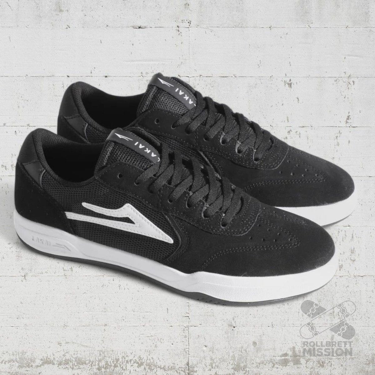 Lakai Footwear Atlantic Skateshoe black suede - Skateboard - Schuhe - Rollbrett Mission