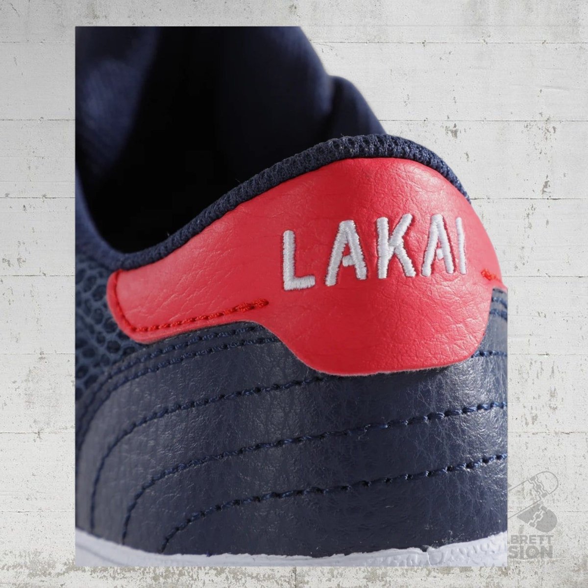 Lakai Footwear Cambridge Skateshoe navy red suede - Skateboard - Schuhe - Rollbrett Mission