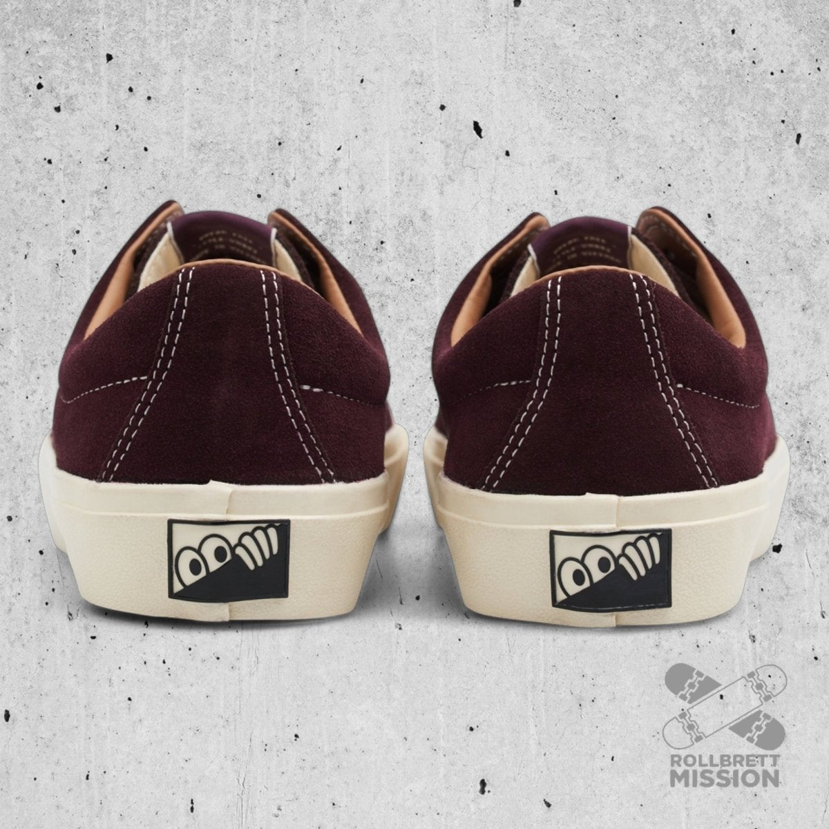 Last Resort AB VM003 Lo Suede fig red white Skateshoe - Skateboard - Schuhe - Rollbrett Mission