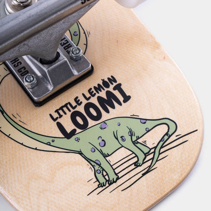 Little Lemons Loomi Kids Complete Cruiser Skateboard 24.75" Brachiosaurus - Skateboards - Rollbrett Mission