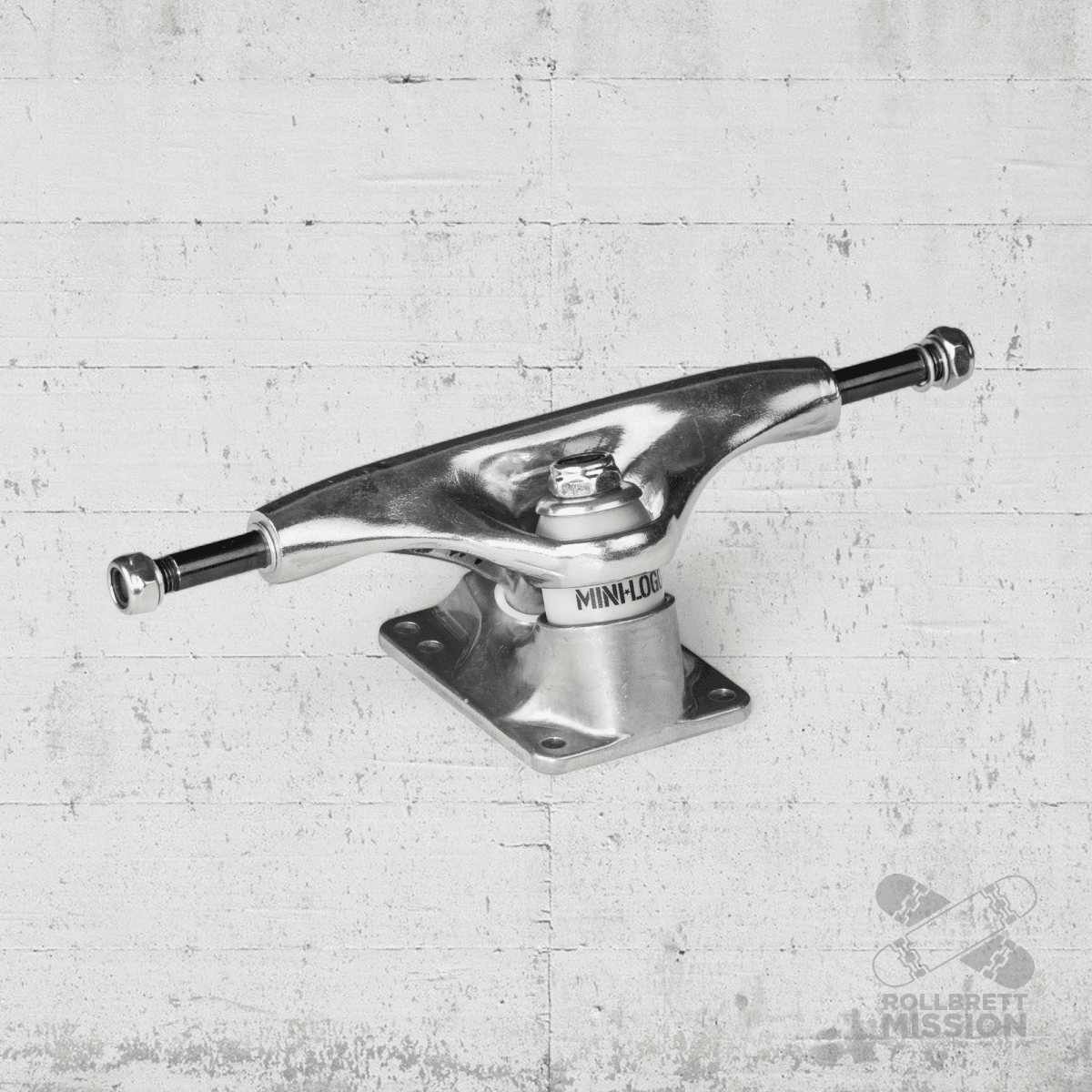 Mini - Logo 8.75 silver - raw Truck - Skateboard - Achsen - Rollbrett Mission