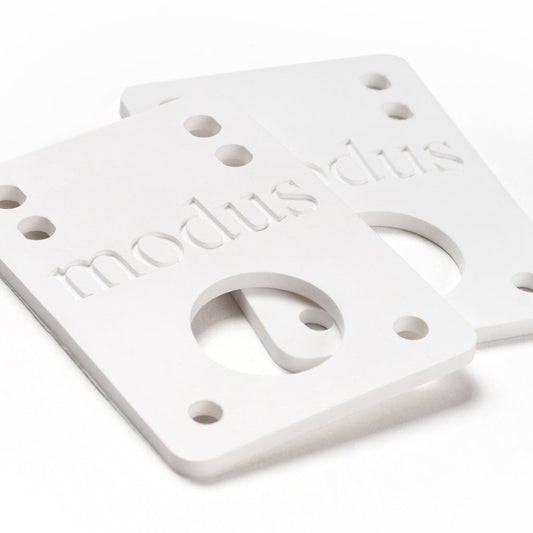 Modus 1/8" 3mm Riserpads white - Skateboard-Kleinteile - Rollbrett Mission