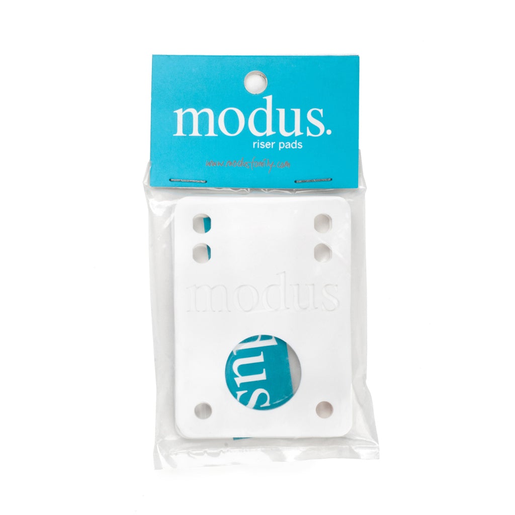 Modus 1/8" 3mm Riserpads white - Skateboard-Kleinteile - Rollbrett Mission