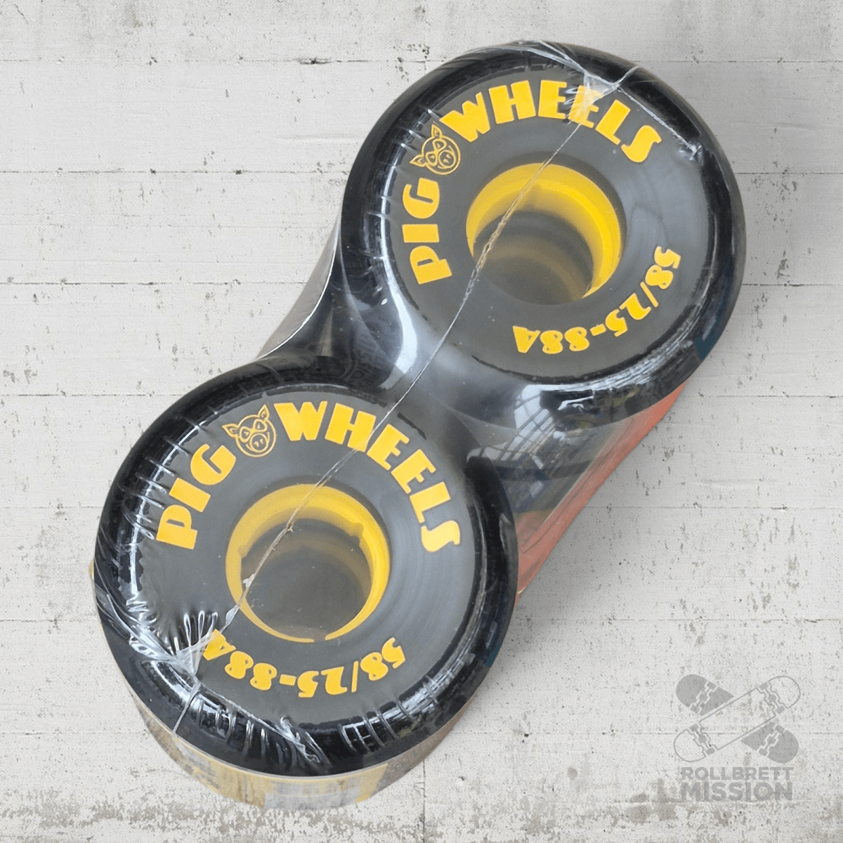 Pig Wheels 58mm 88A Rough Terrain - Skateboard - Rollen - Rollbrett Mission