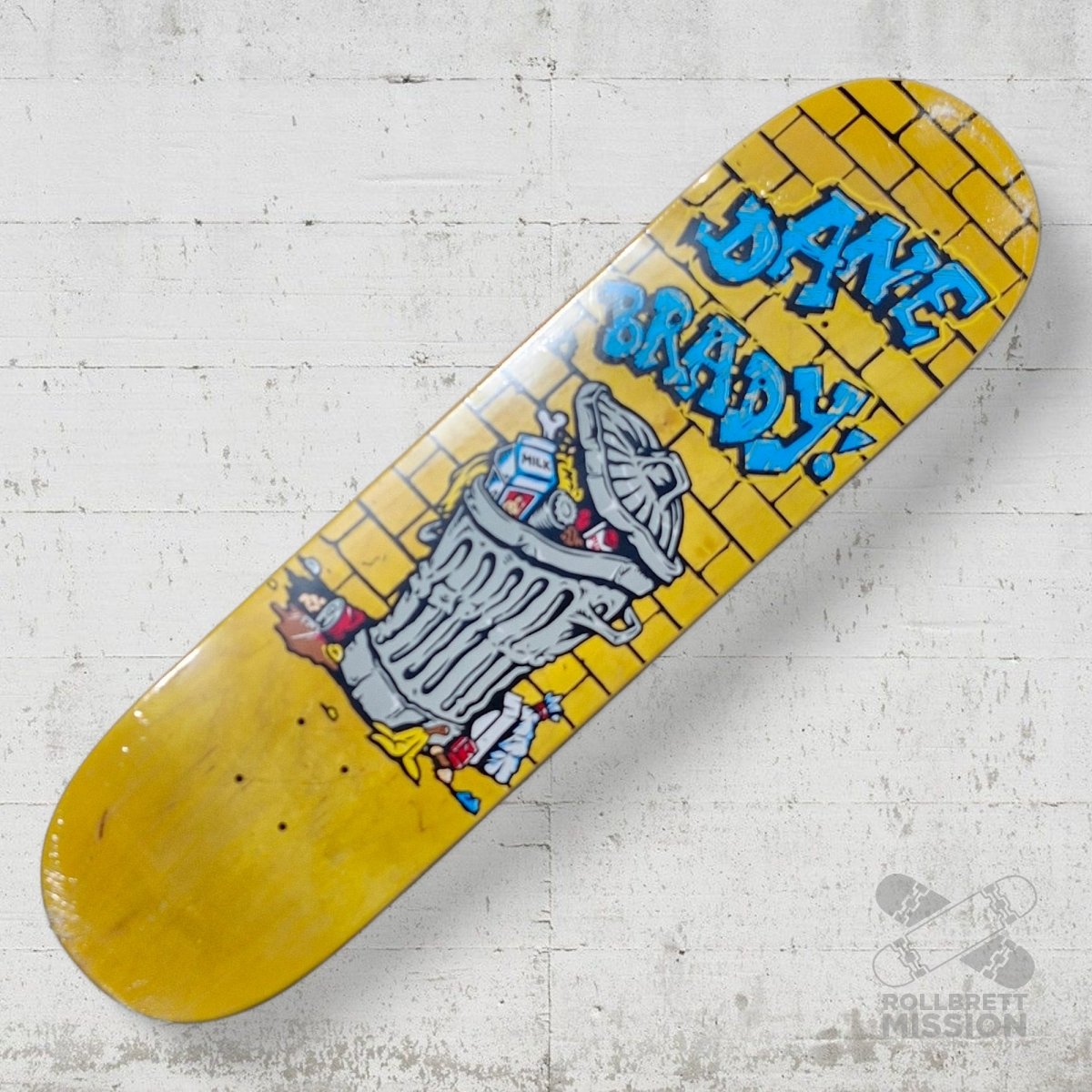 Polar Skateboards Dane Brady Trash Can 8.25 Deck - Skateboard - Decks - Rollbrett Mission