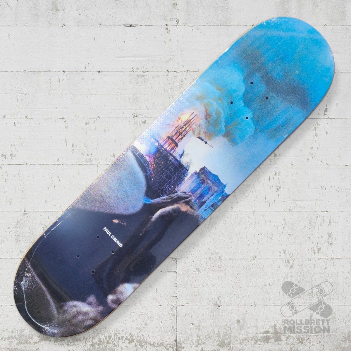 Polar Skateboards Paul Grund Notre Dame 8.125 Slick Deck - Skateboard - Decks - Rollbrett Mission