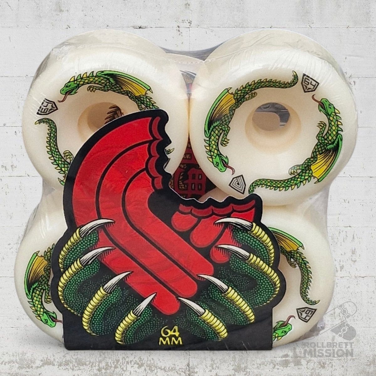 Powell Peralta Dragon Formula 93A 64mm x 40mm Wheels - Skateboard - Rollen - Rollbrett Mission