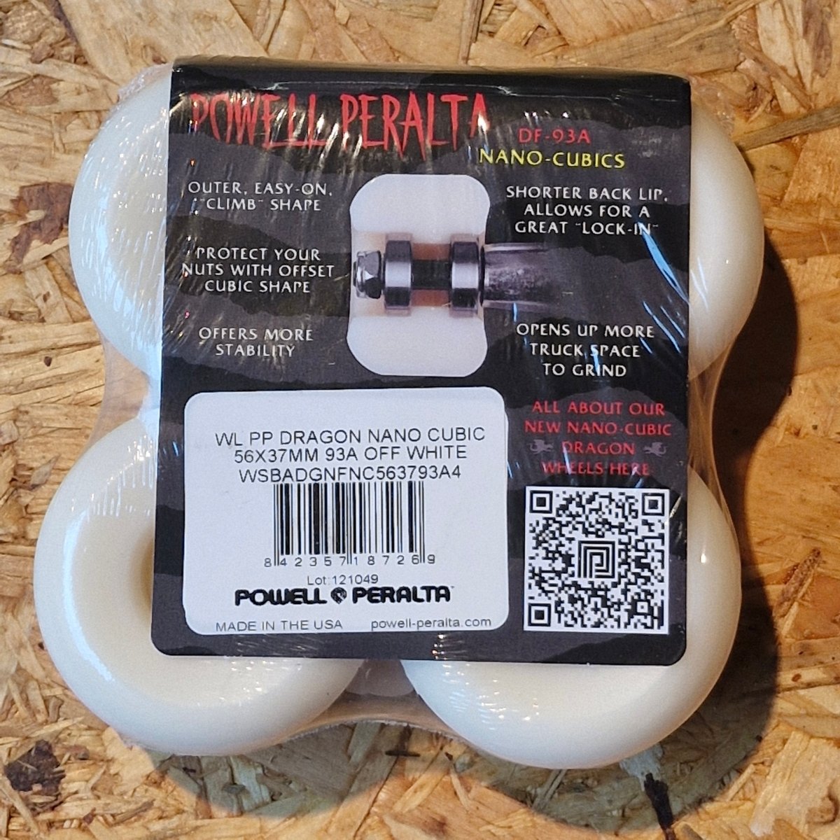 Powell Peralta Dragon Formula Nano - Cubic 93A 56mm Wheels - Skateboard - Rollen - Rollbrett Mission