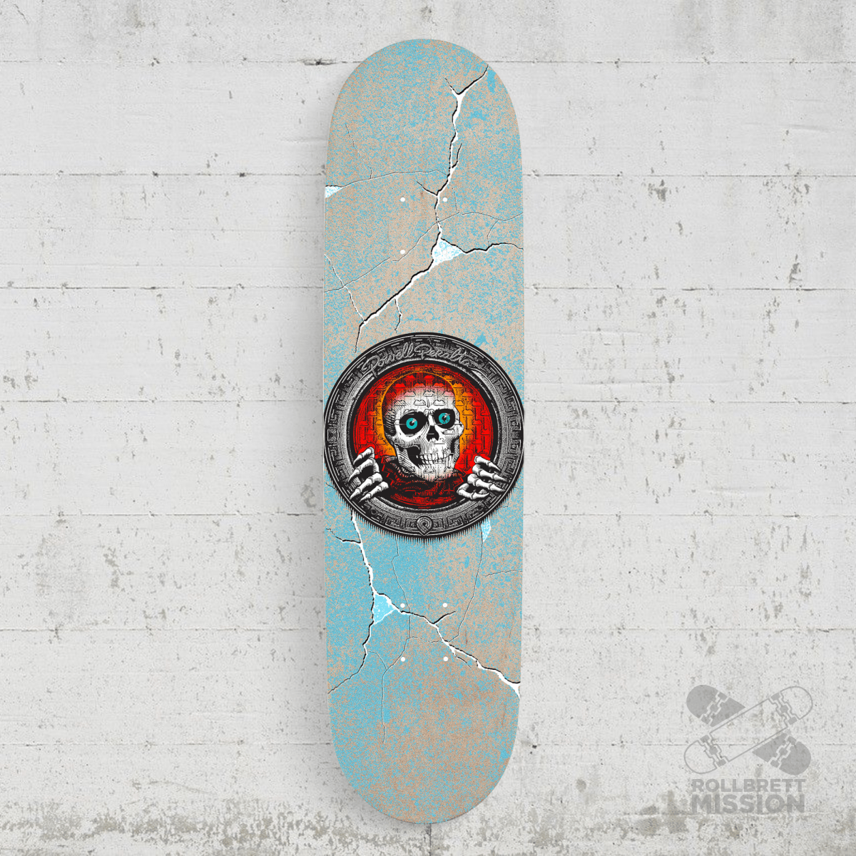 Powell Peralta Graphic Clear Griptape Pool Light Ripper 10.5x33 - Skateboard - Kleinteile - Rollbrett Mission