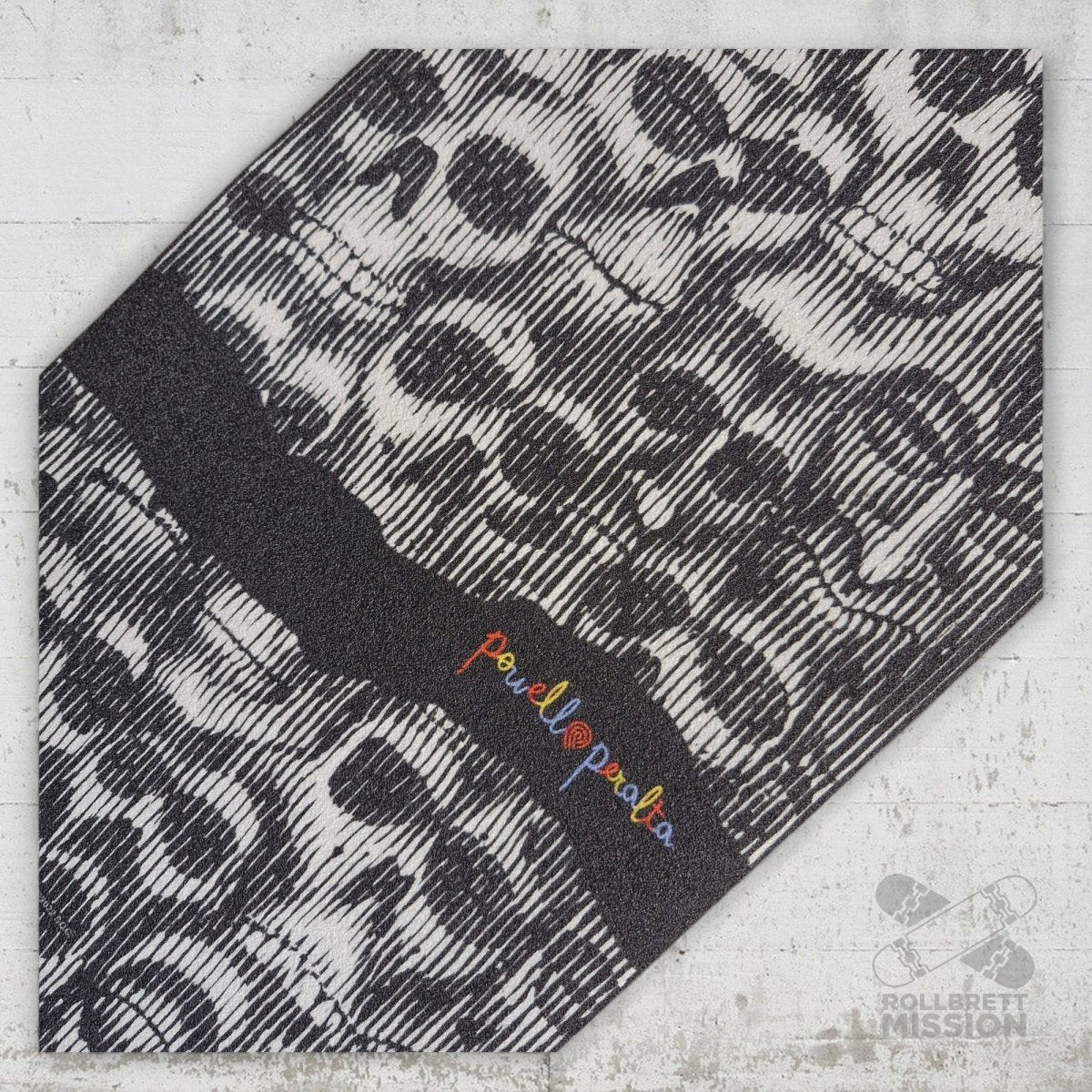 Powell Peralta Graphic Griptape Color Me Skullz black - white 10.5x33 - Skateboard - Kleinteile - Rollbrett Mission