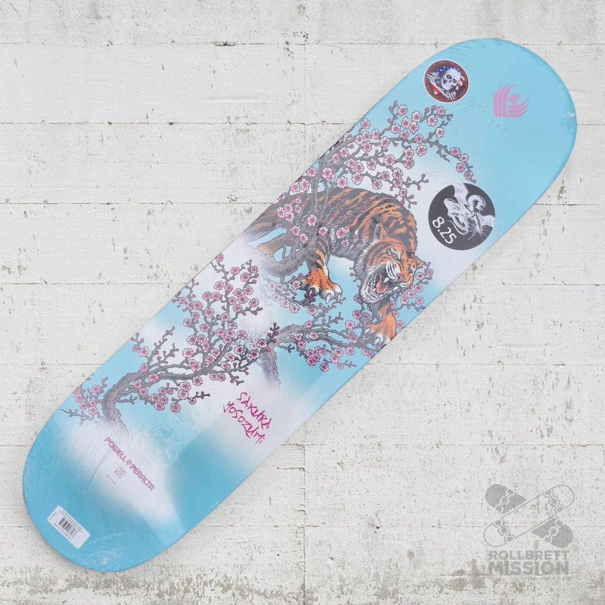 Powell Peralta Pro Yosozumi Samurai Tiger FLIGHT® Skateboard Deck - Shape 243 K20 - 8.25 x 31.95 - Skateboard - Decks - Rollbrett Mission