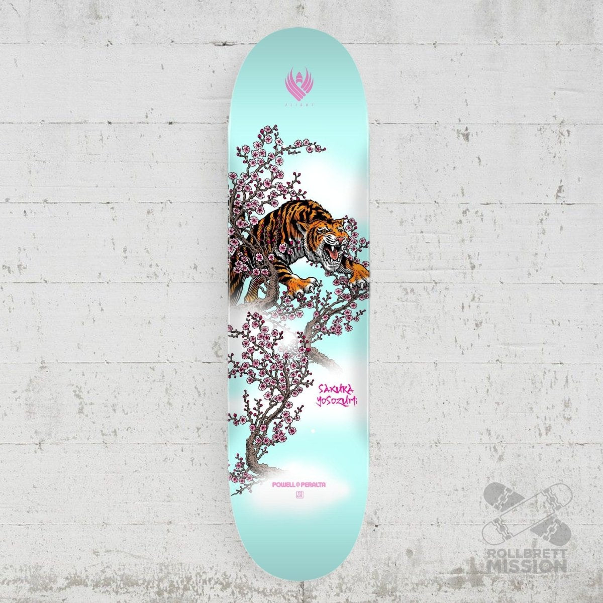 Powell Peralta Pro Yosozumi Samurai Tiger FLIGHT® Skateboard Deck - Shape 243 K20 - 8.25 x 31.95 - Skateboard - Decks - Rollbrett Mission