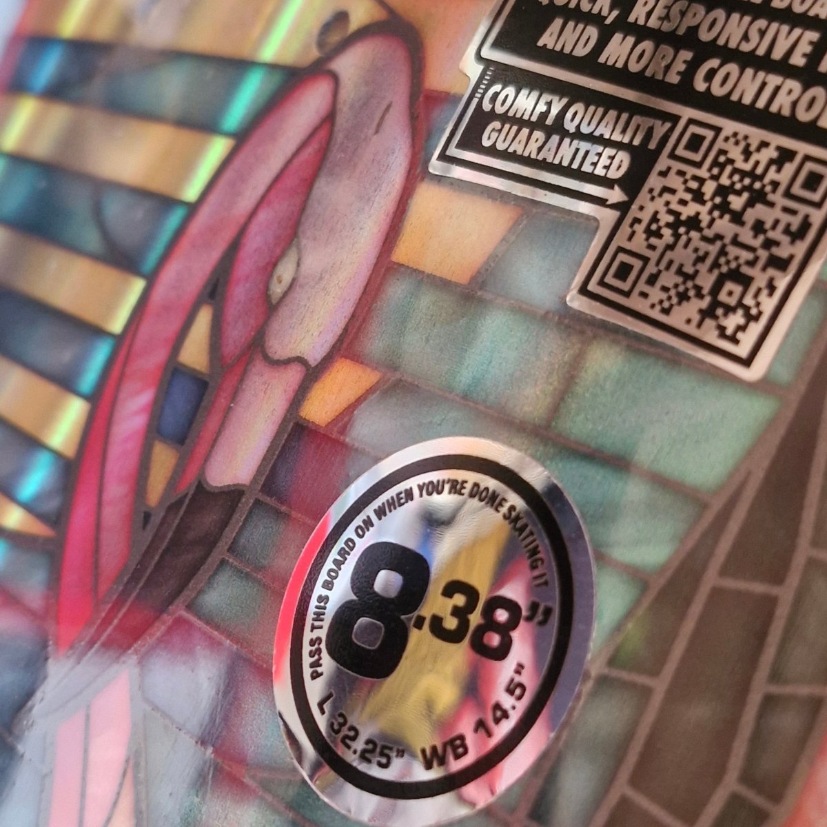 Real Zion Wright Holographic Cathedral 8.38 Deck - Skateboard - Decks - Rollbrett Mission