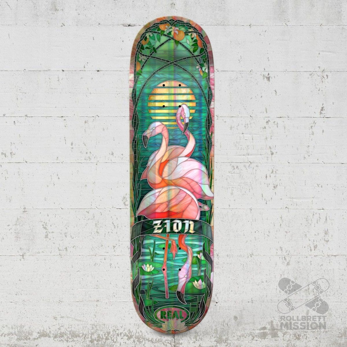 Real Zion Wright Holographic Cathedral 8.38 Deck - Skateboard - Decks - Rollbrett Mission