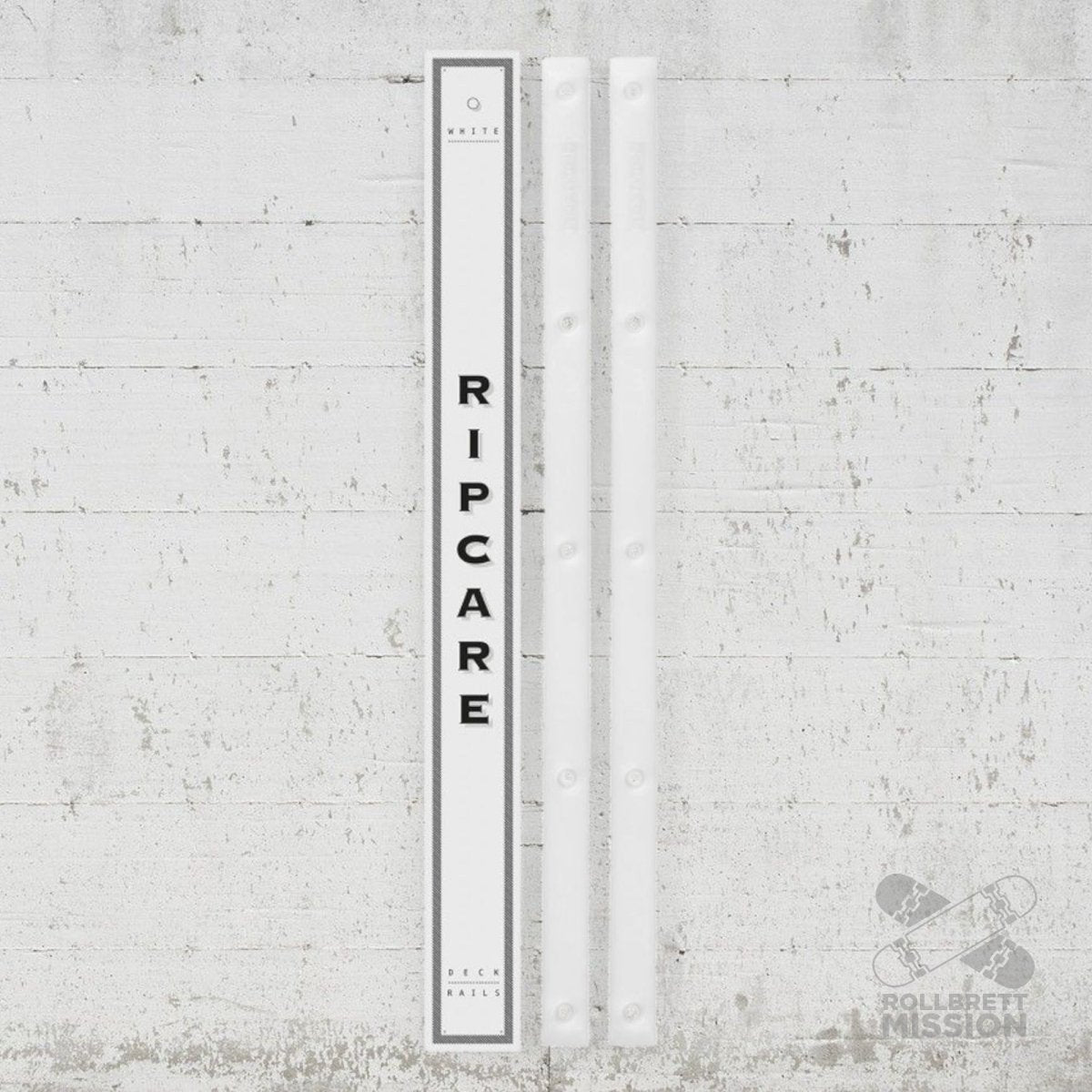 Ripcare Deck Rails weiß - Skateboard - Kleinteile - Rollbrett Mission