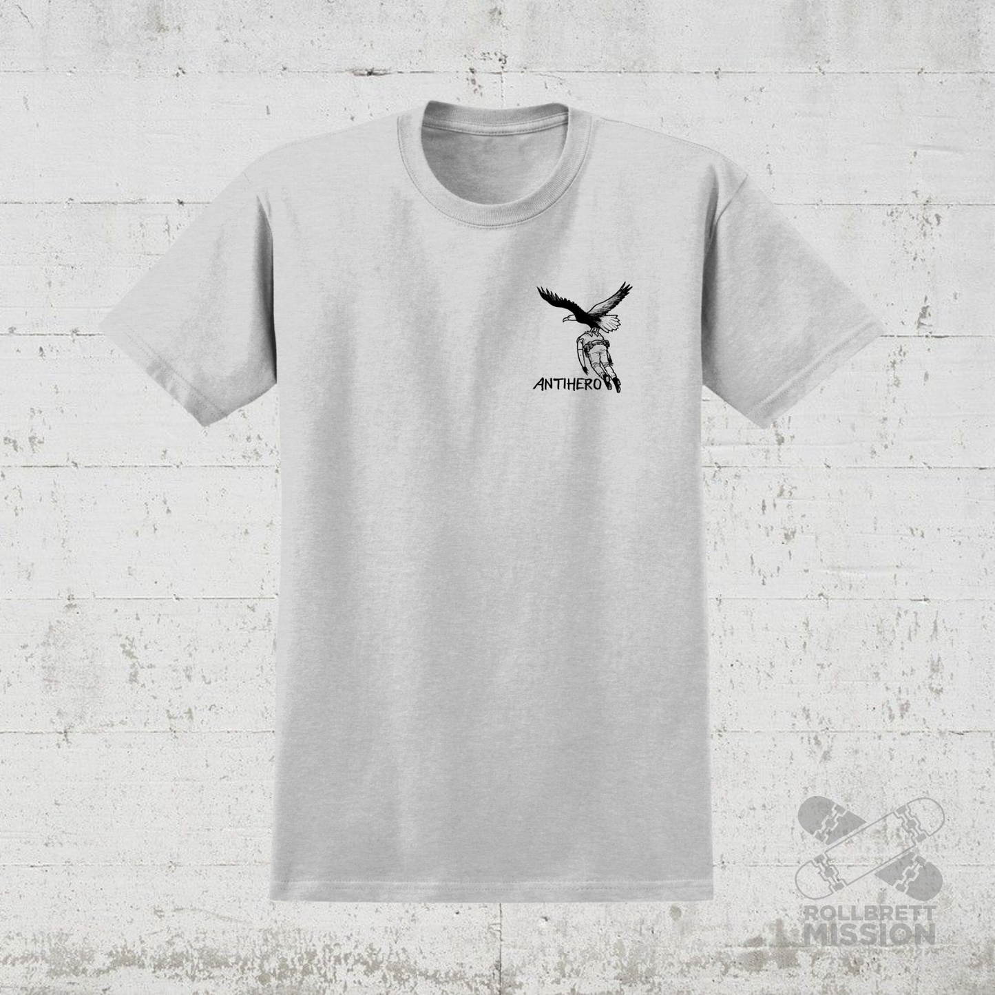 Anti Hero T-Shirt Liberdad Ringspun ash grey