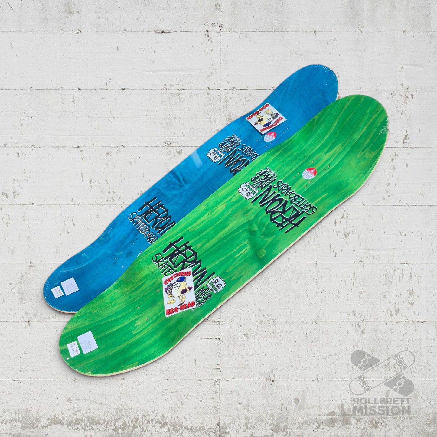 Heroin Skateboards Tall Boy Merged Egg 10.25 Deck