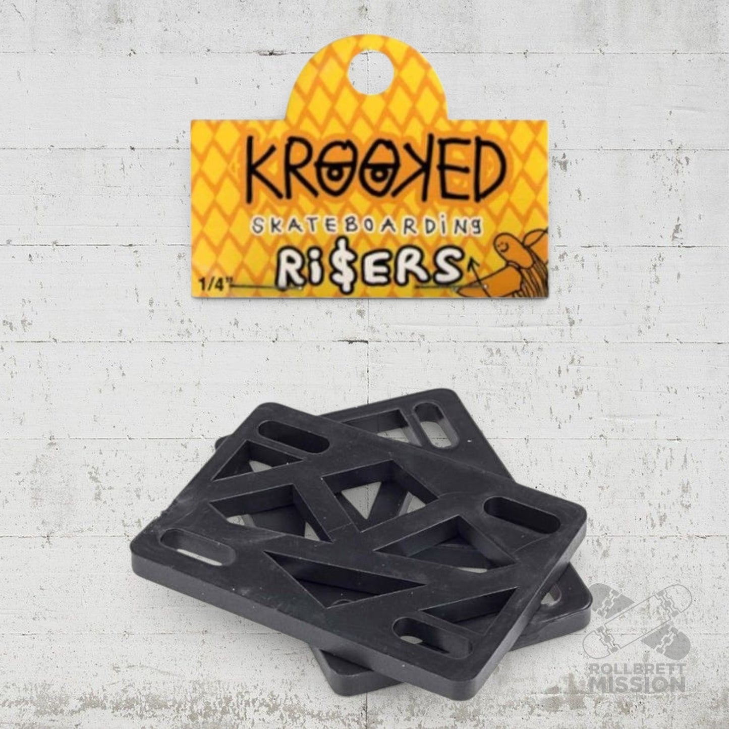 Krooked Pads Riser 1/4" black