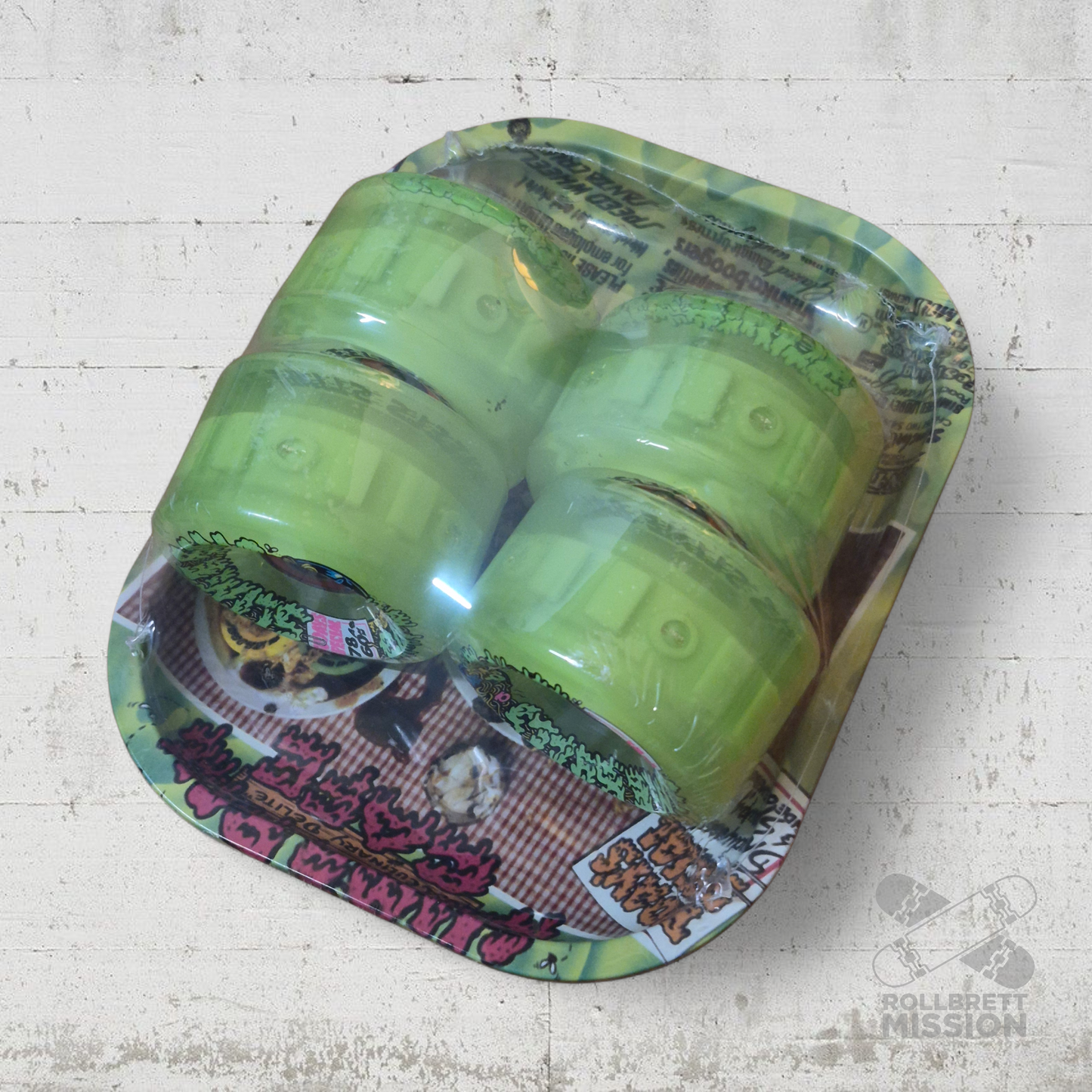 Slime Balls Light Ups 78a 60mm SB Cafe slime green Skateboard Wheels