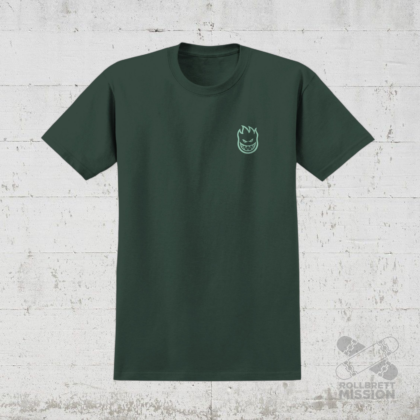 Spitfire T-Shirt Floral Classic Swirl forest green