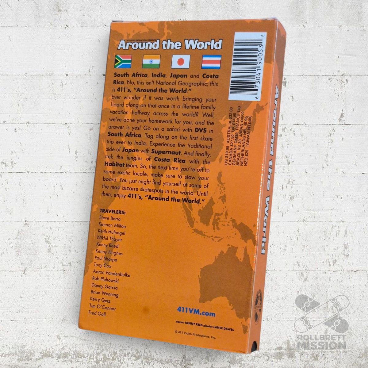 VHS Skatevideo 411VM Around The World 2002