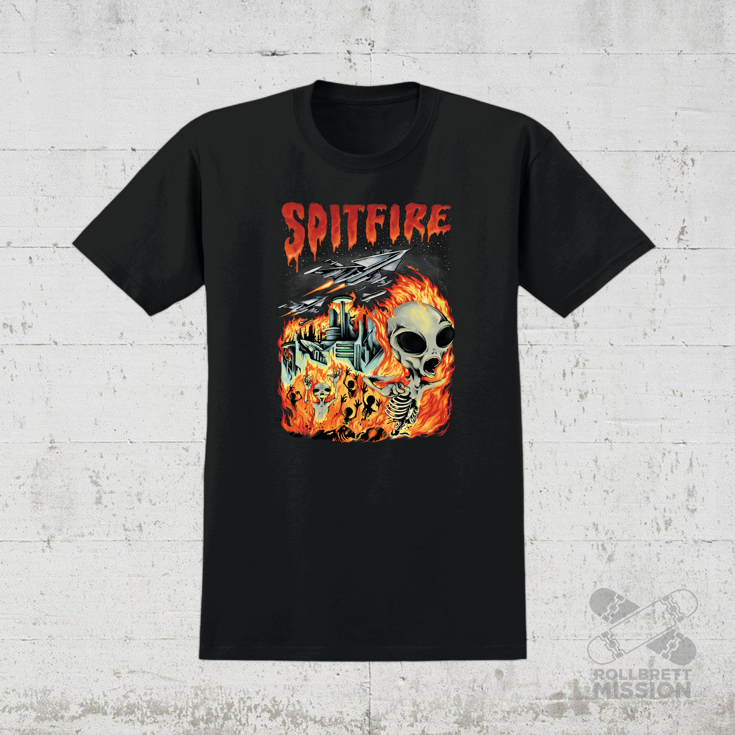 Spitfire T-Shirt Invasion black