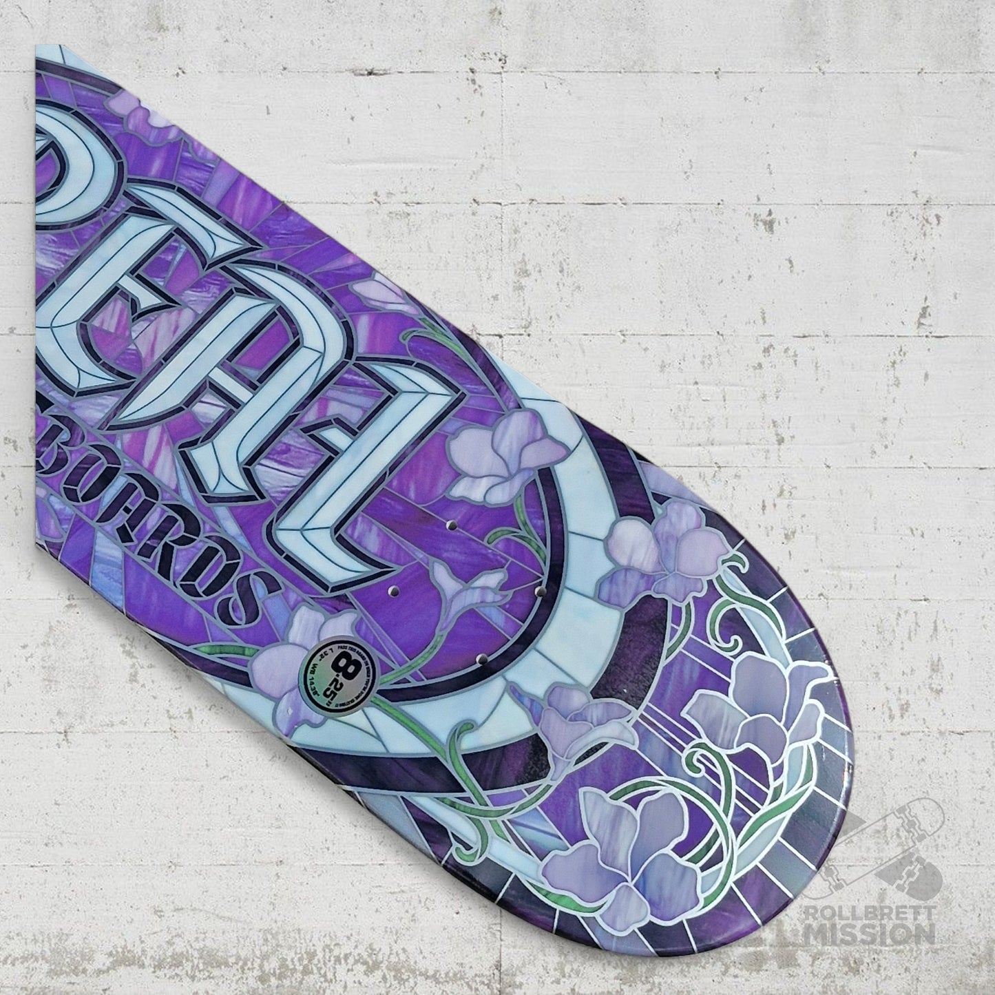 Real Cathedral Team Oval Purple 8.25 Deck
