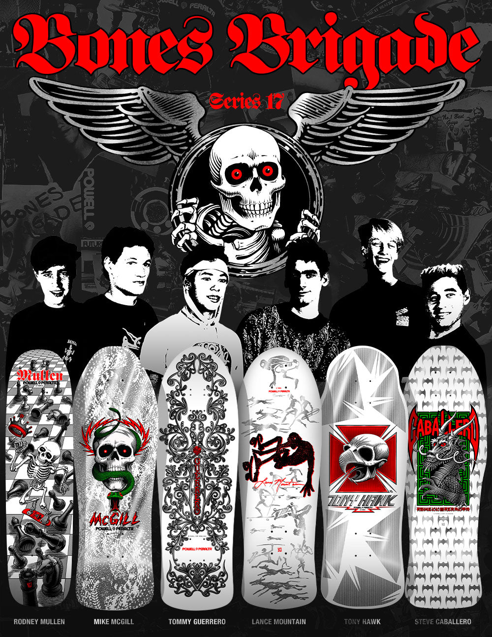 Powell-Peralta Bones Brigade S17 Mike McGill Limited Edition Deck Series 17