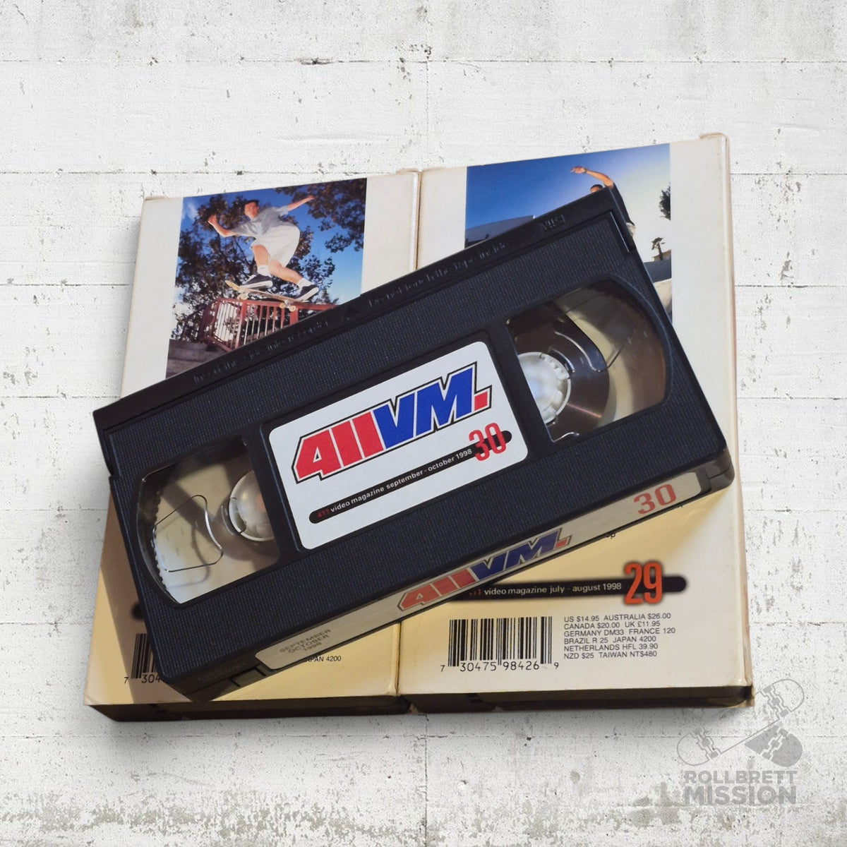 VHS Skatevideo 411VM Issue 27 29 30 1998