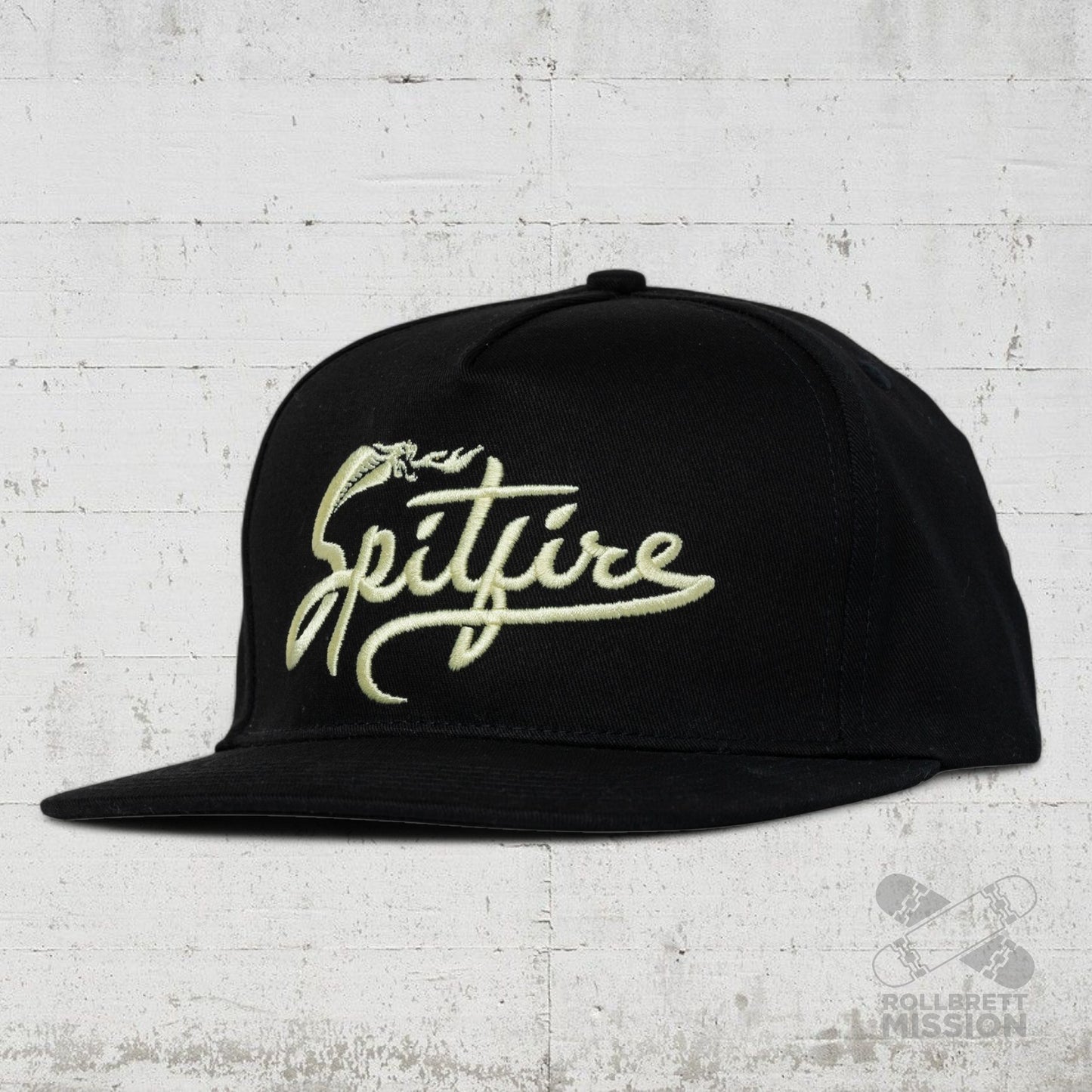 Spitfire Snapback Cap Snake Classic black