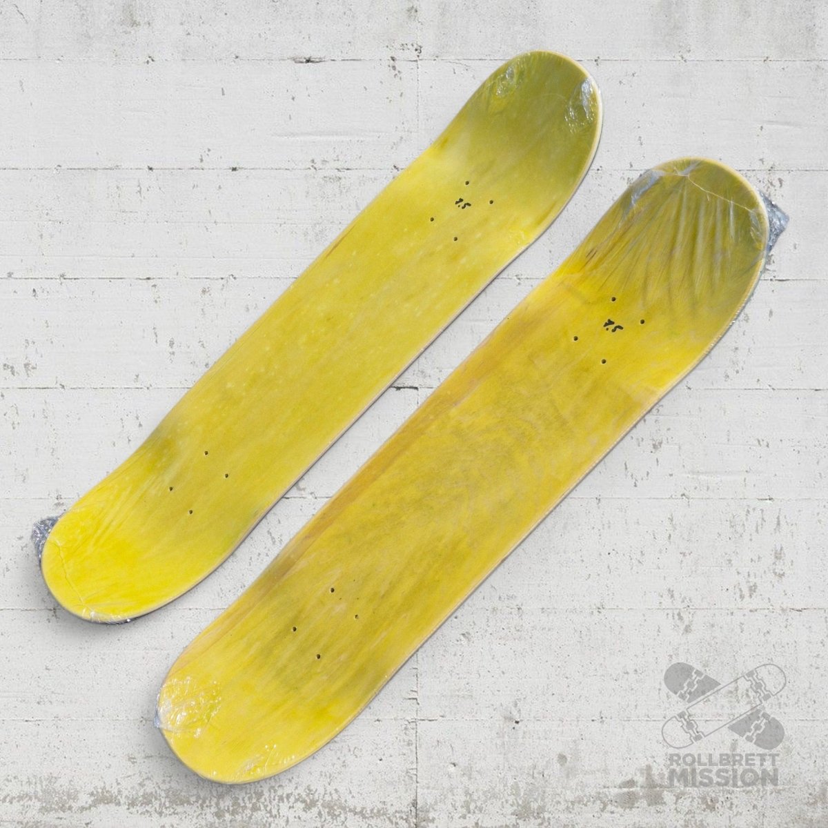 Rollbrett Mission 3D Logo 7.5 Short Twintail Deck - Skateboard - Decks - Rollbrett Mission