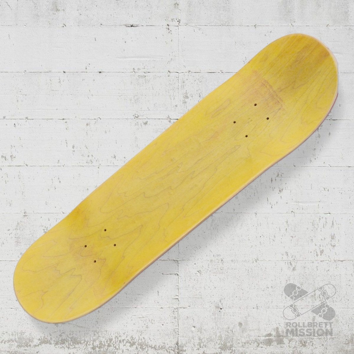 Rollbrett Mission 3D Logo 8.5 Short Twintail Deck - Skateboard - Decks - Rollbrett Mission