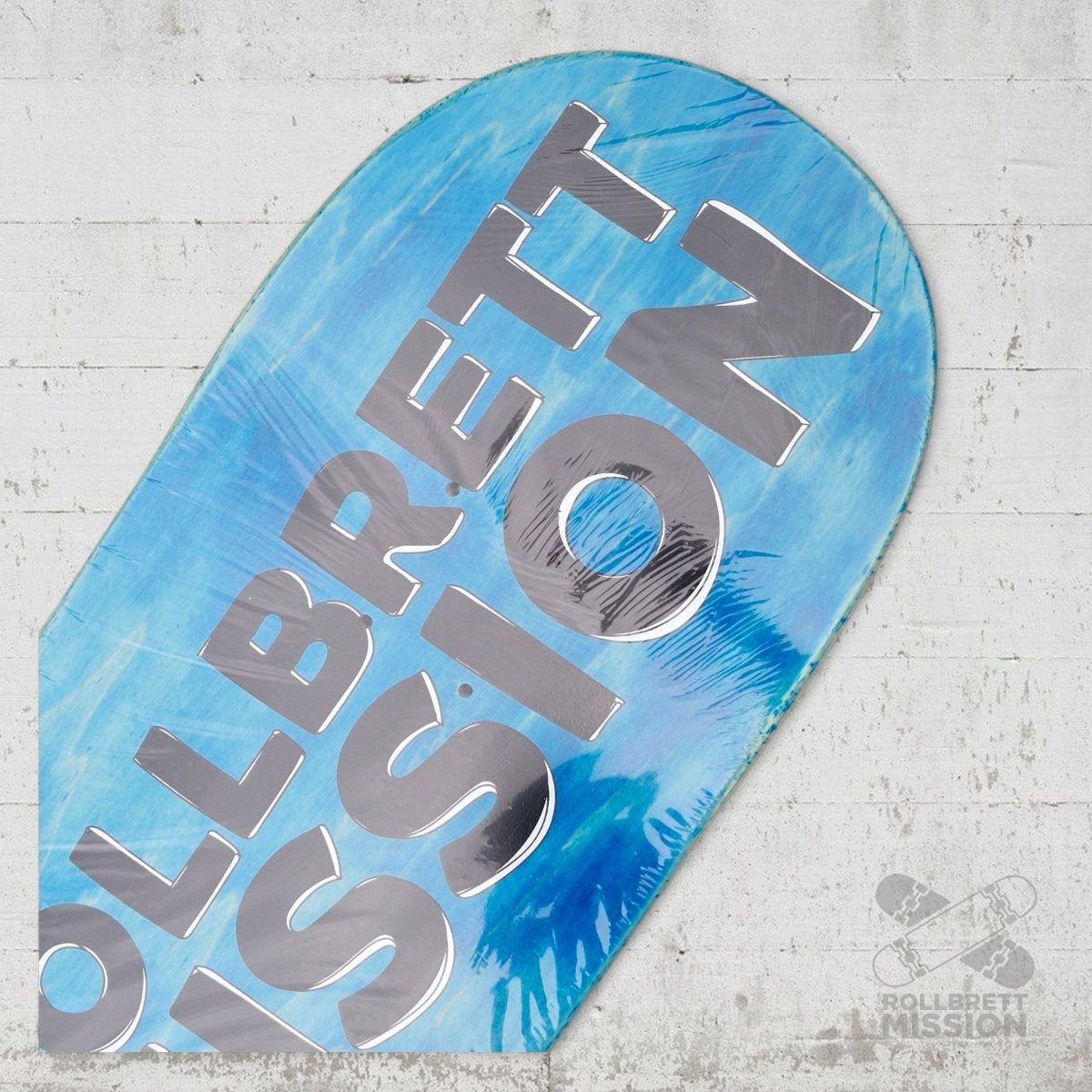 Rollbrett Mission 3D Logo 9.0 Short Twintail Deck - Skateboard - Decks - Rollbrett Mission