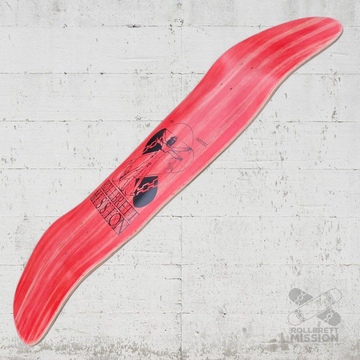 Rollbrett Mission ALTE SCHULE Vitruvian 10.0 Old School Deck - Skateboard - Decks - Rollbrett Mission