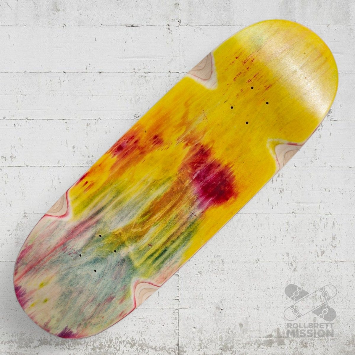 Rollbrett Mission Breiter Blanker Bube Wheel Wells 10.5 Deck - Skateboard - Decks - Rollbrett Mission