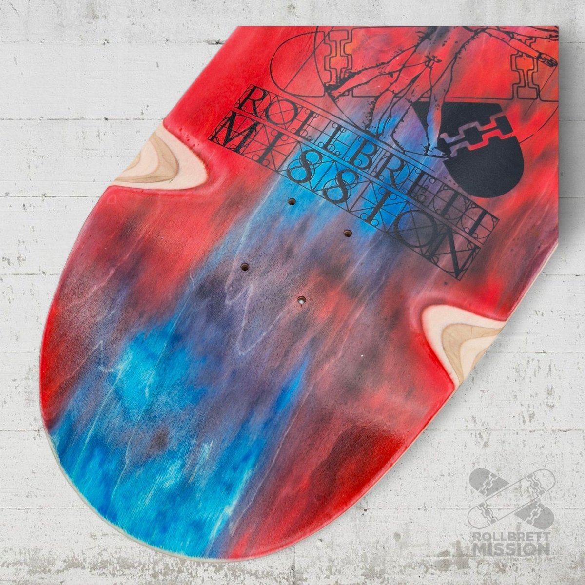 Rollbrett Mission BREITER BUBE Wheel Wells 10.5 Deck Acid 2 - Skateboard - Decks - Rollbrett Mission