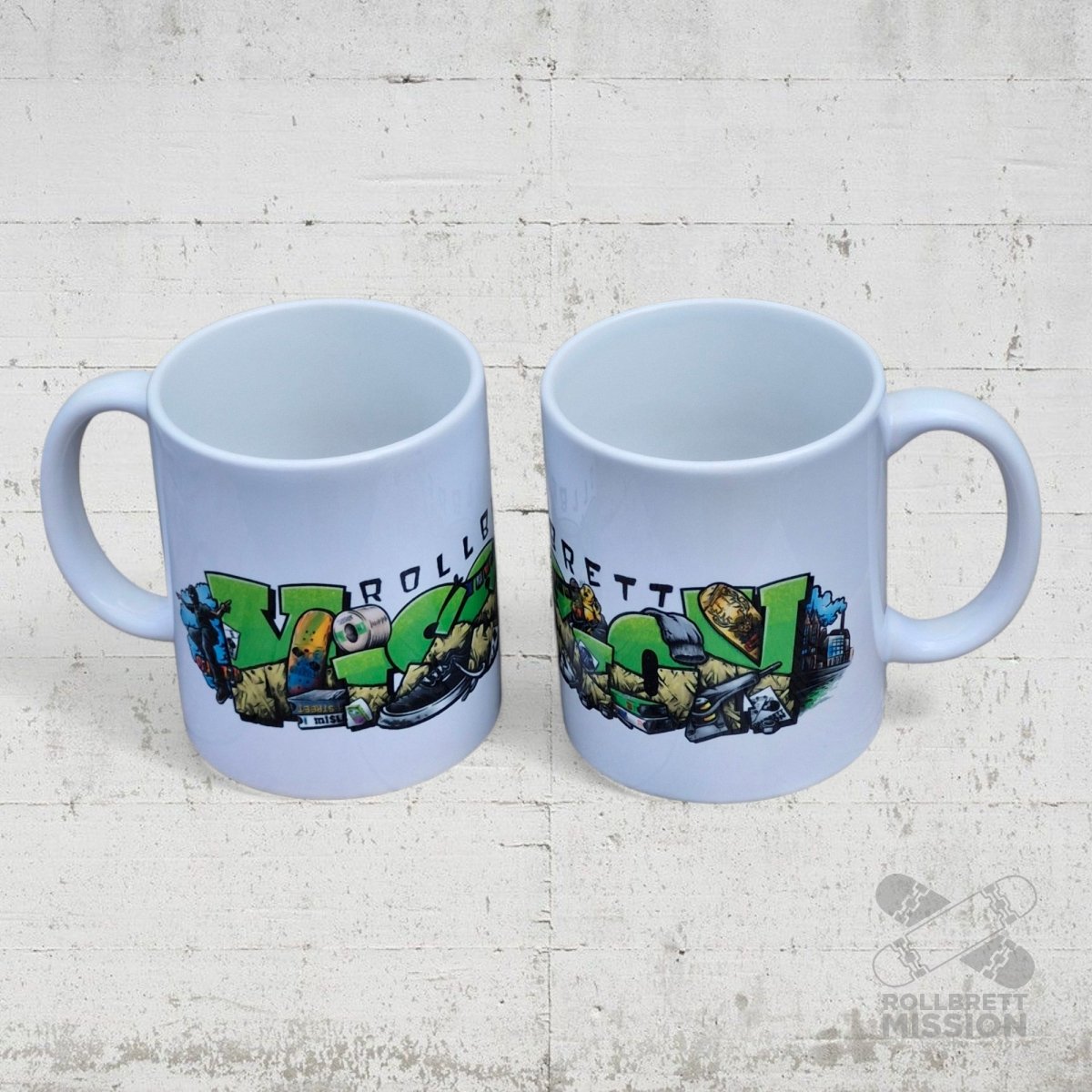 Rollbrett Mission Kaffeetasse Keramik Shop Spirit - Geschirr - Rollbrett Mission