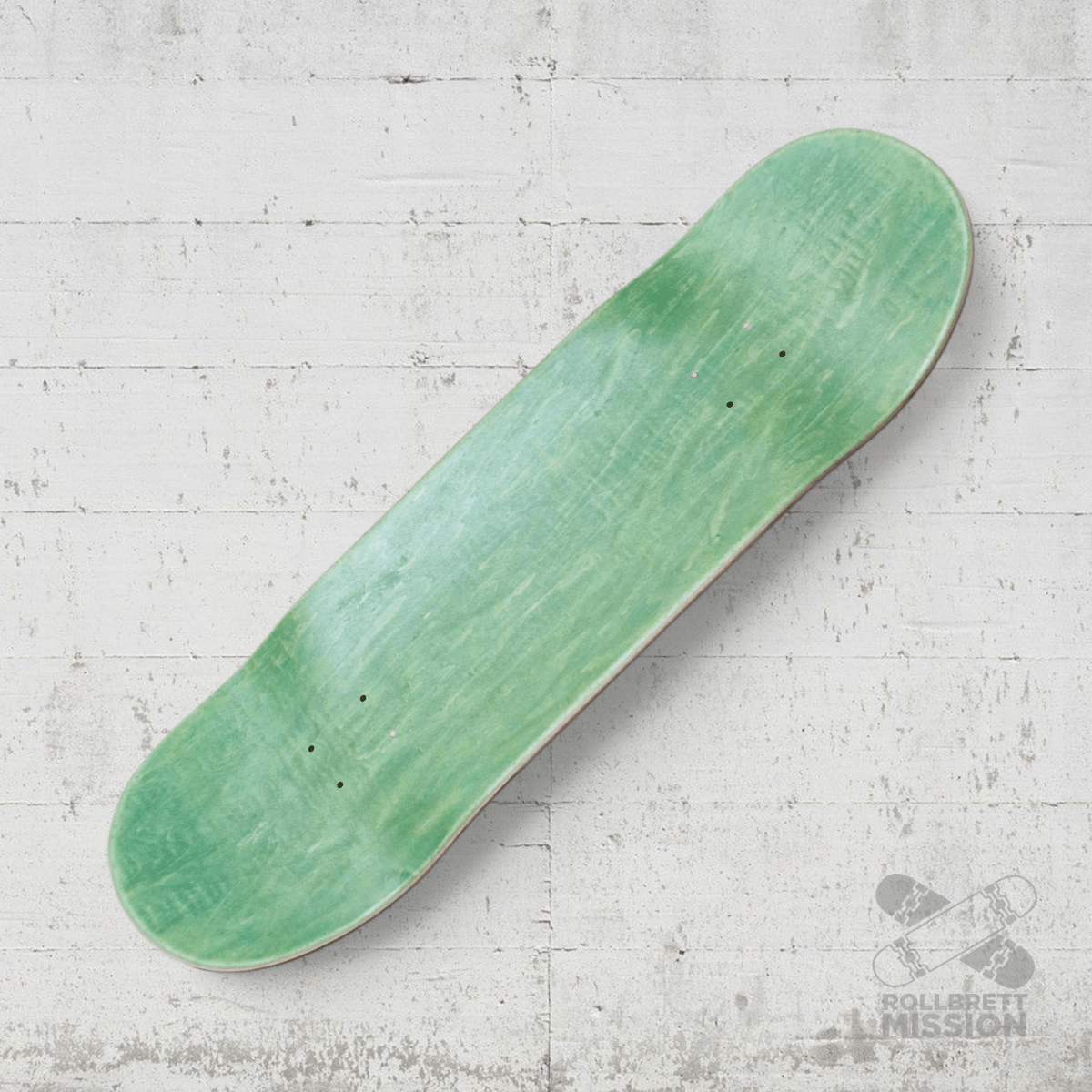 Rollbrett Mission KURZER ZWILLING 9.8 Vitruvian Short Twintail Deck - Skateboard - Decks - Rollbrett Mission