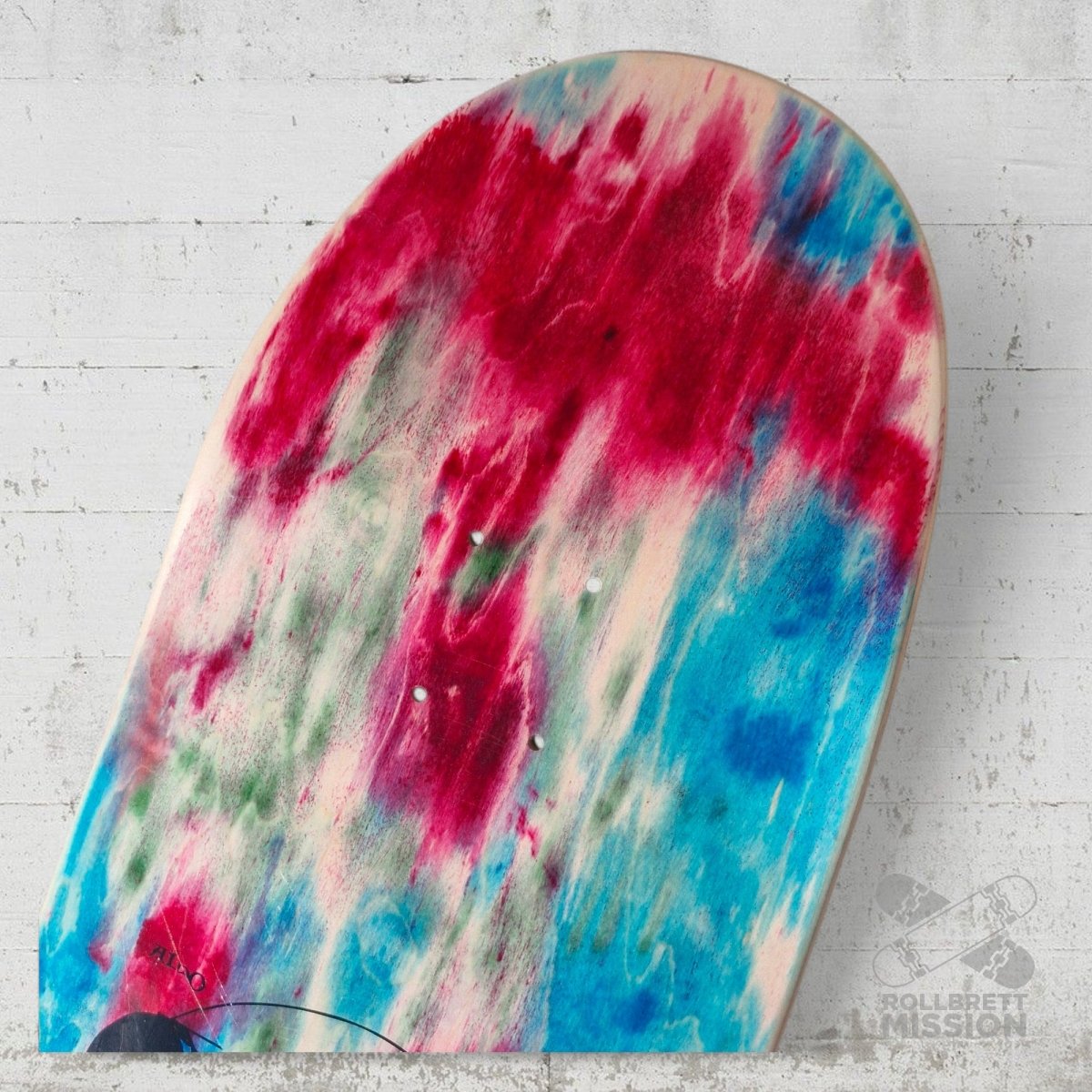 Rollbrett Mission Vitruvian Dickes Ei Deck Acid 2 - Skateboard - Decks - Rollbrett Mission