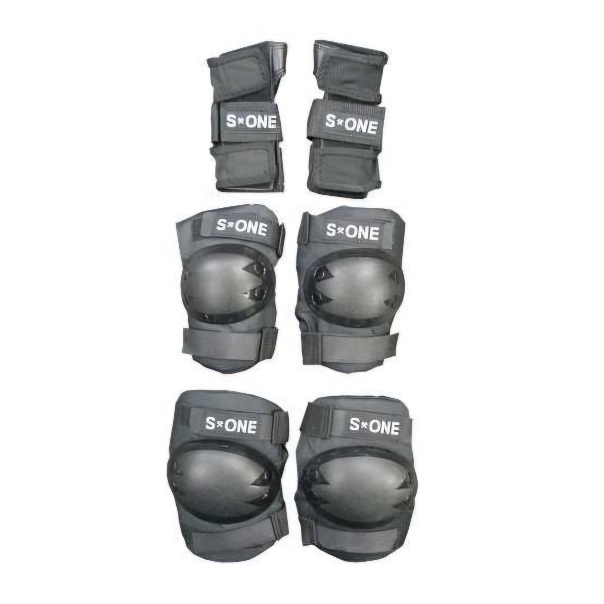 S-One Knee & Elbow & Wrist Starter Pads Protection Set - Skateboarding-Schutzausrüstung - Rollbrett Mission