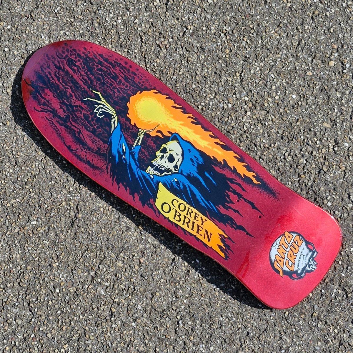 Santa Cruz Corey O'Brien Reaper 9.85 Reissue Deck - Skateboard - Decks - Rollbrett Mission