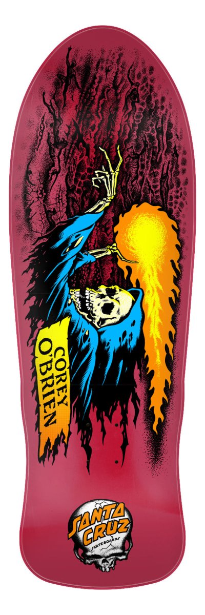 Santa Cruz Corey O'Brien Reaper 9.85 Reissue Deck - Skateboard - Decks - Rollbrett Mission