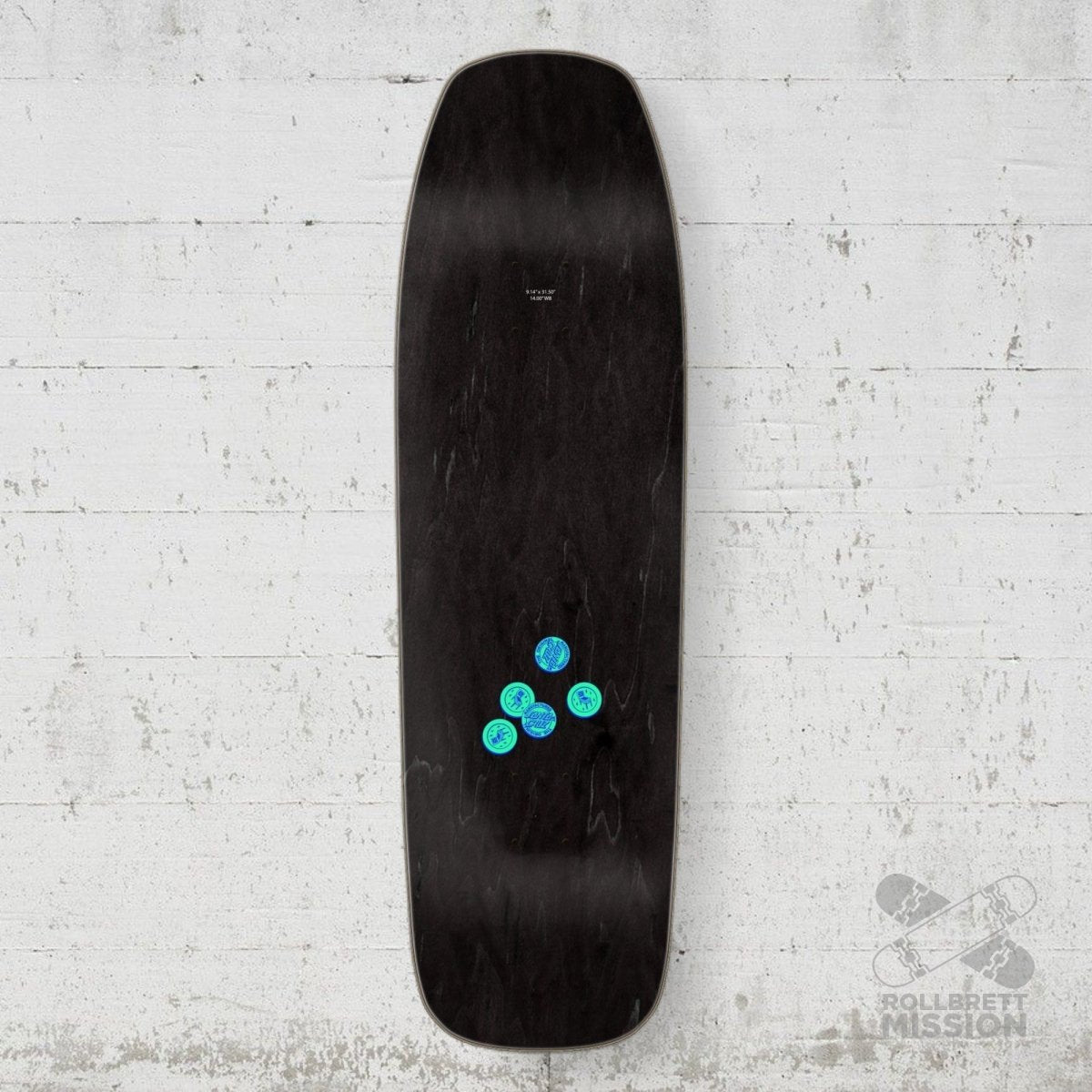 Santa Cruz Delfino Pinball Pro Shaped 9.14 Deck - Skateboard - Decks - Rollbrett Mission